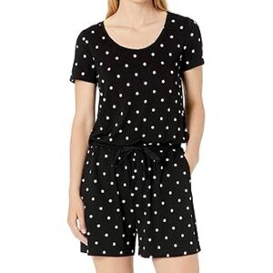 🆕 Amazon Essentials Short-Sleeve Scoop-Neck Romper XS
